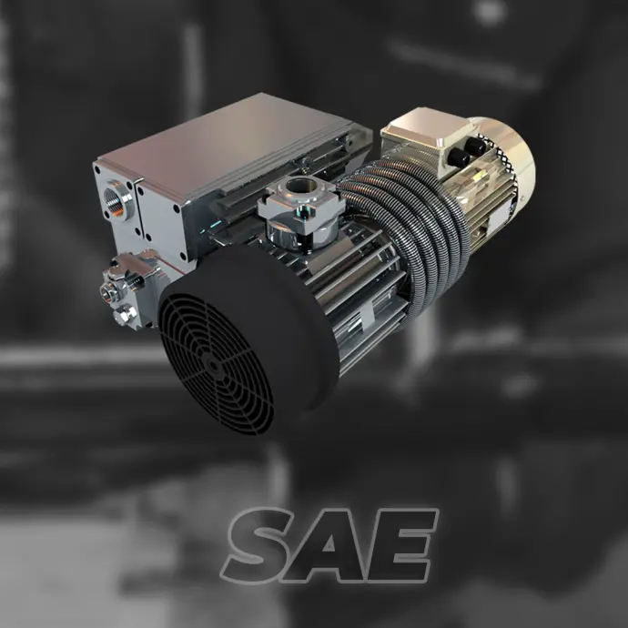 BOMBA DE VACÍO PALETAS LUBRICADAS